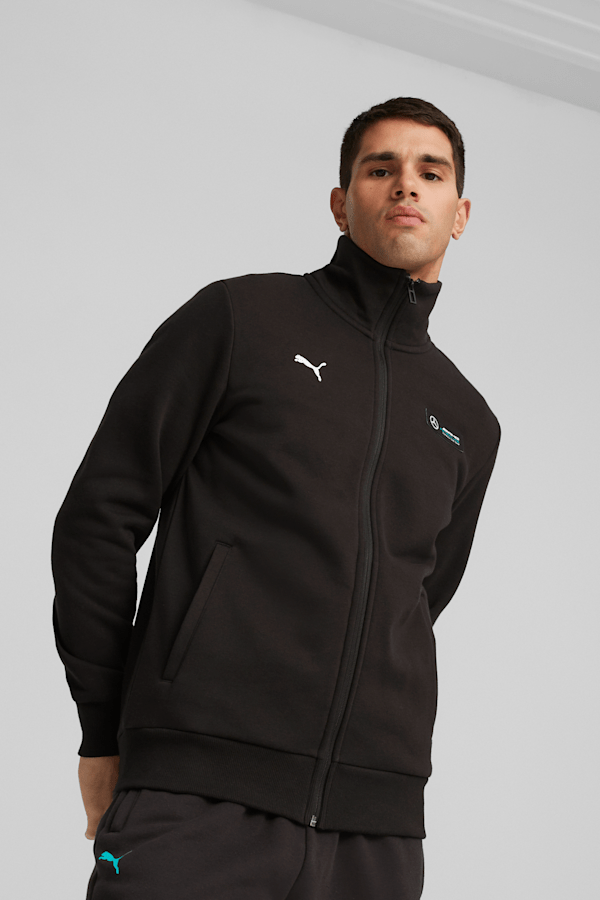 Mercedes-AMG PETRONAS Men's Motorsport Jacket, PUMA Black, extralarge