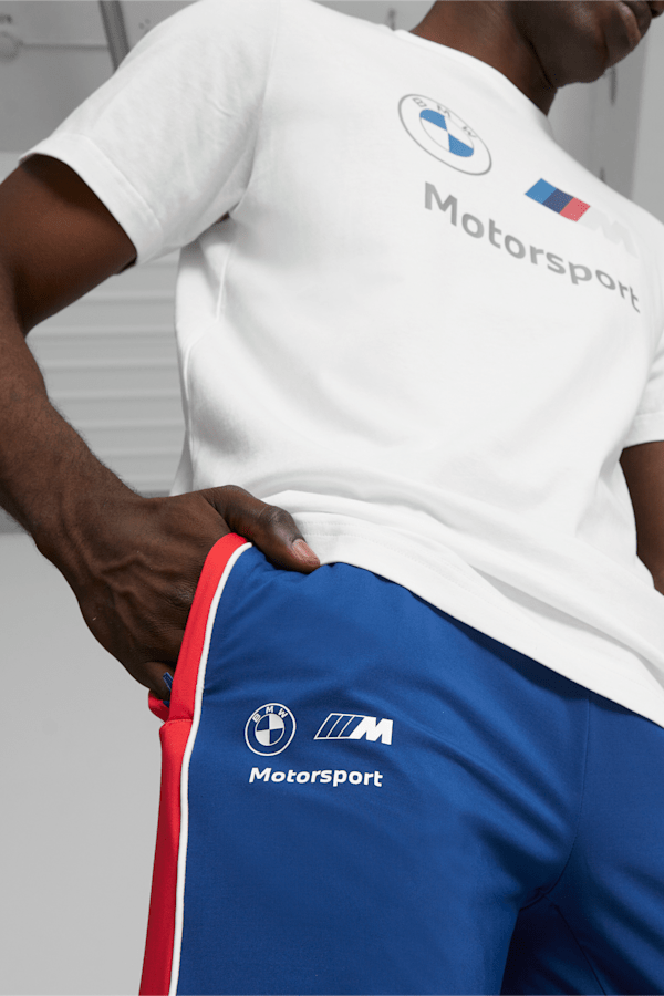 BMW M Motorsport Men's MT7 Slim Track Pants, Pro Blue-M Color, extralarge-GBR