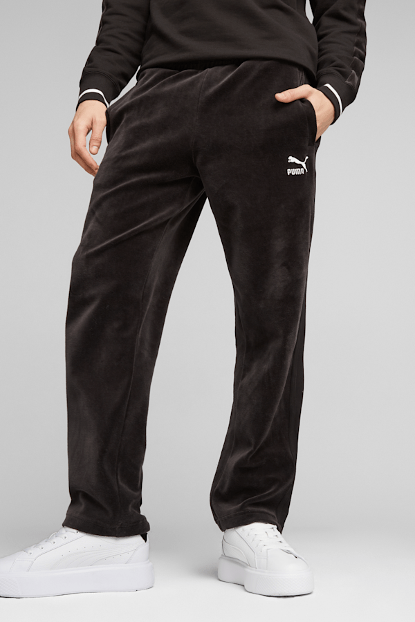Puma velour pants mens best sale