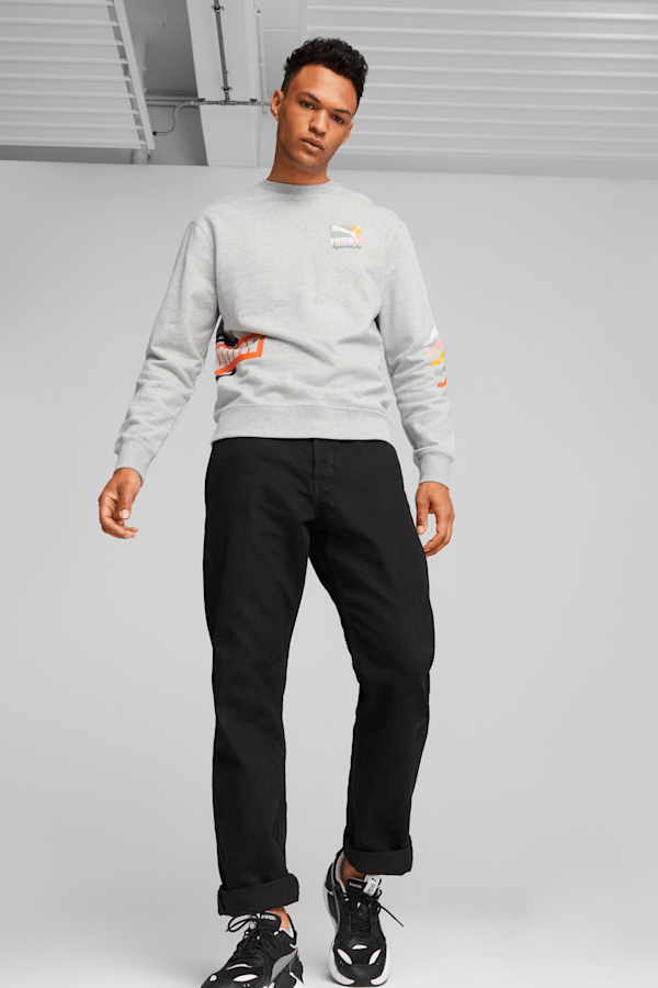 Gray puma sweatshirt clearance