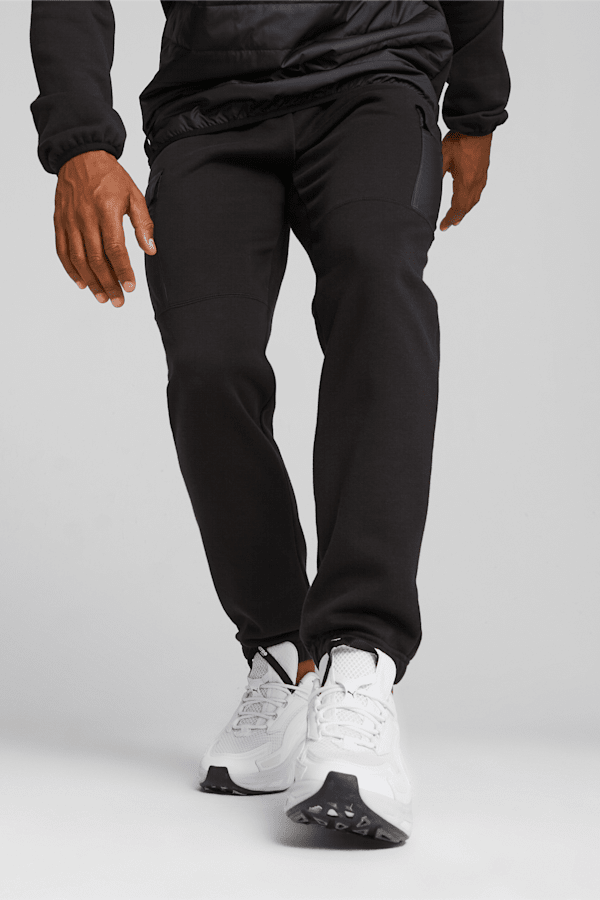 Puma men's discount fleece cargo joggers