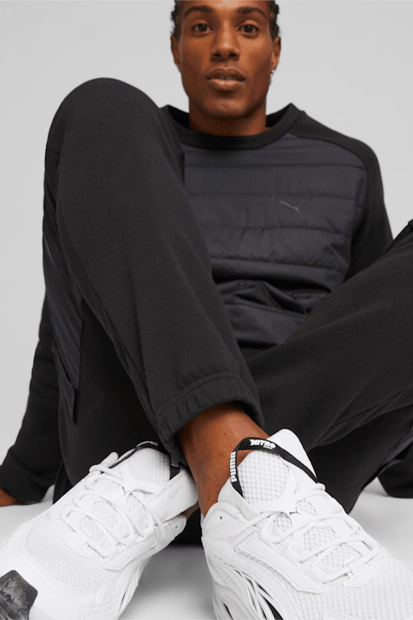Puma men's fleece cargo joggers top