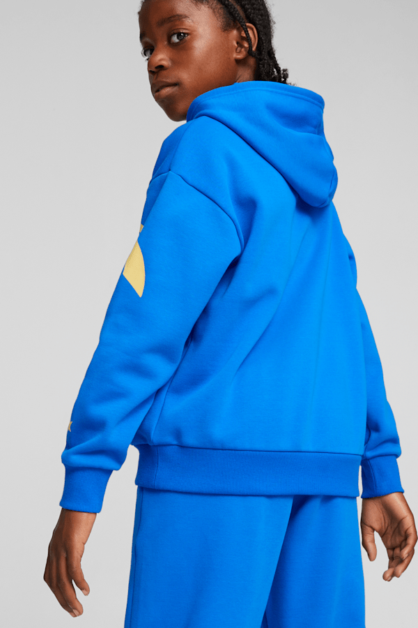 Boys blue hoodie store