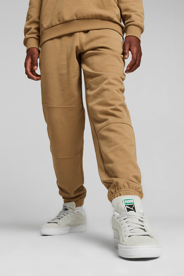 Regular Fit Sweatpants - Brown - Men