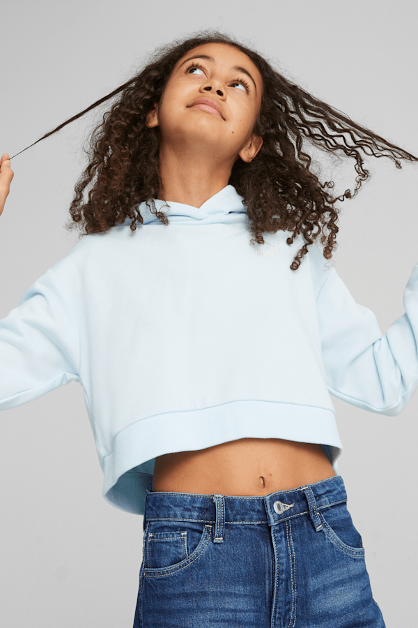 Puma girls' core crop hoodie on sale junior