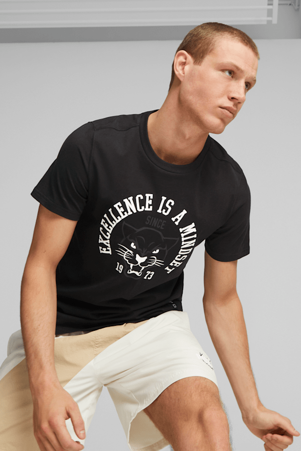 Blueprint Men's Basketball Tee, PUMA Black, extralarge