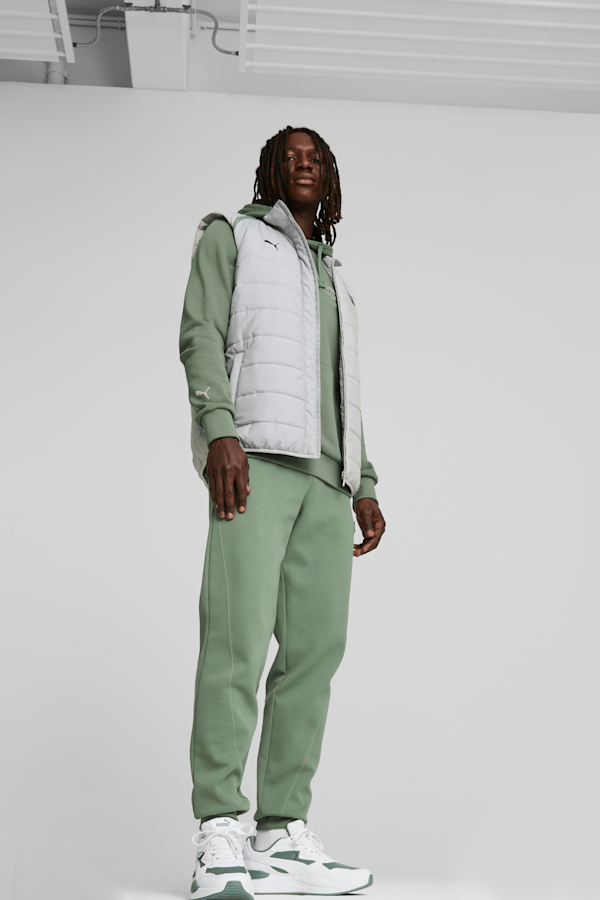 Puma mens sweatpants vest sale