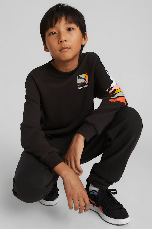 Boys black sweatshirt online