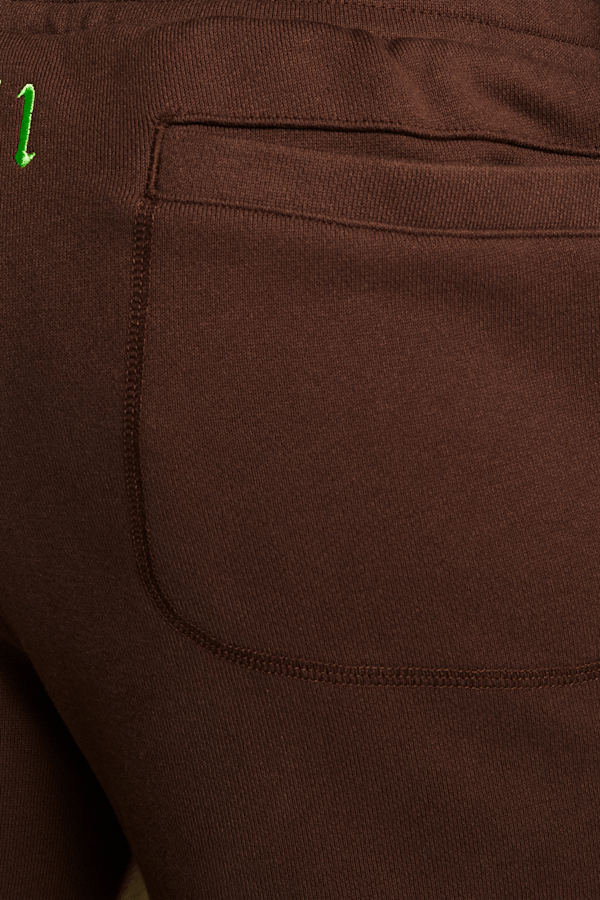 PUMA x LAMELO BALL LaFrancé Men's Track Pants, Chestnut Brown-Sand Dune-Green Gecko, extralarge