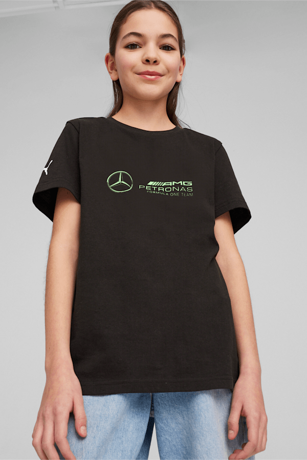 Mercedes-AMG Petronas Motorsport Youth logo Tee, PUMA Black, extralarge-GBR