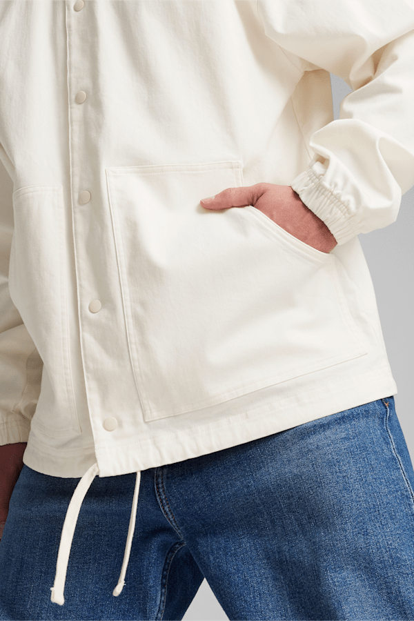 Downtown Men's Jacket, Frosted Ivory, extralarge