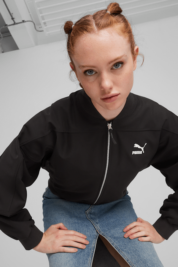 Classics Shiny Women s Bomber Jacket PUMA