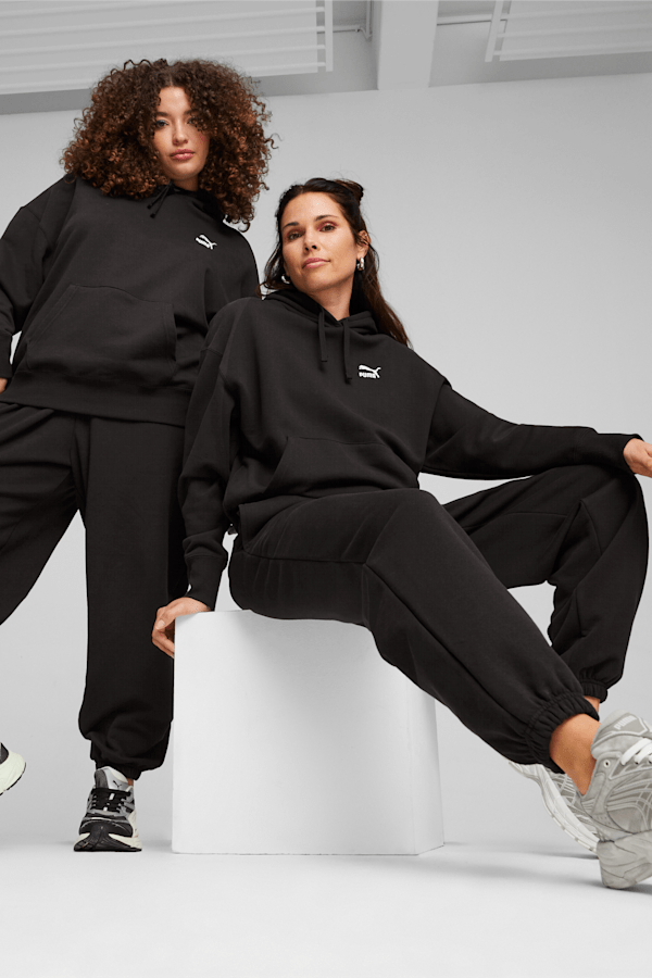 BETTER CLASSICS Relaxed Women's Hoodie, PUMA Black, extralarge-GBR