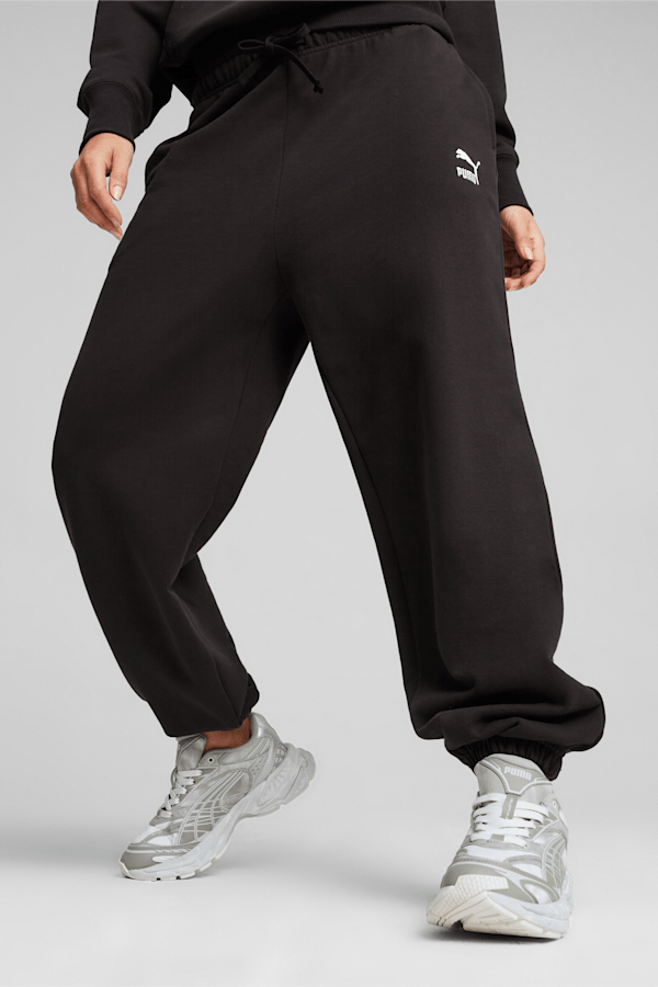 BETTER CLASSICS Women's Sweatpants, PUMA Black, extralarge