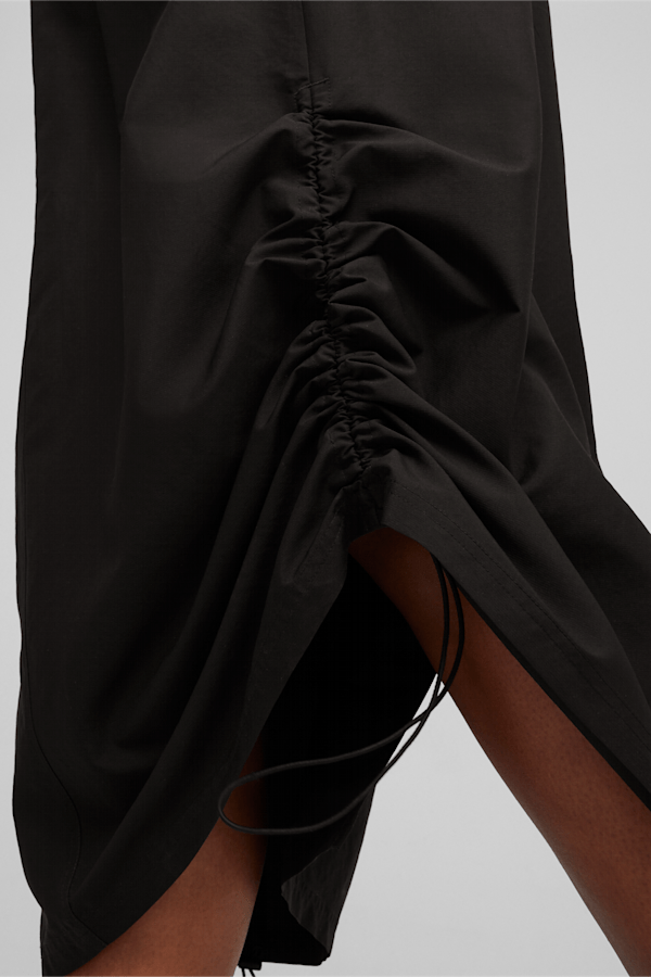 DARE TO Women's Midi Woven Skirt, PUMA Black, extralarge
