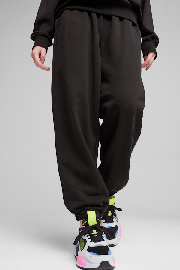 Womens black sweatpants with pockets on sale