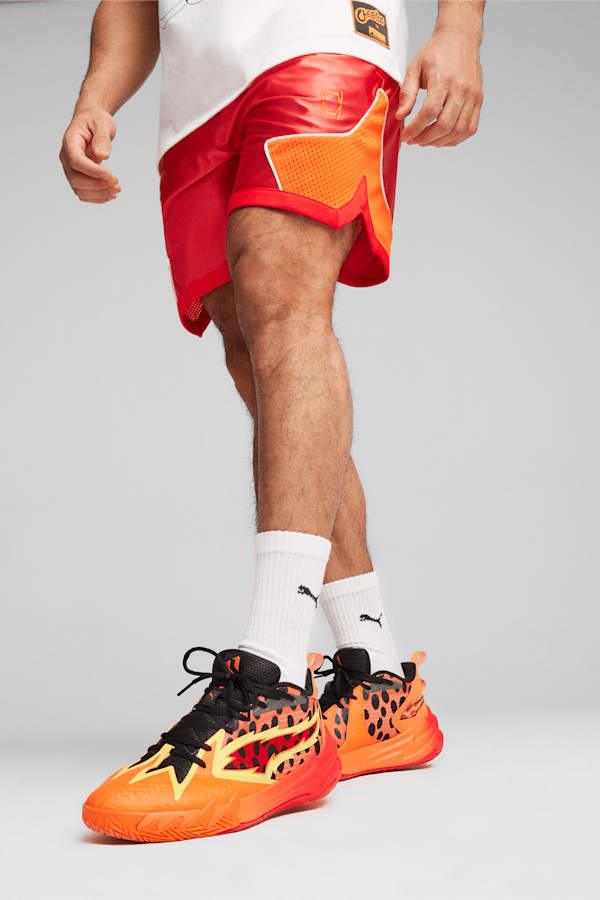 PUMA HOOPS x CHEETOS Shorts, For All Time Red-Rickie Orange, extralarge
