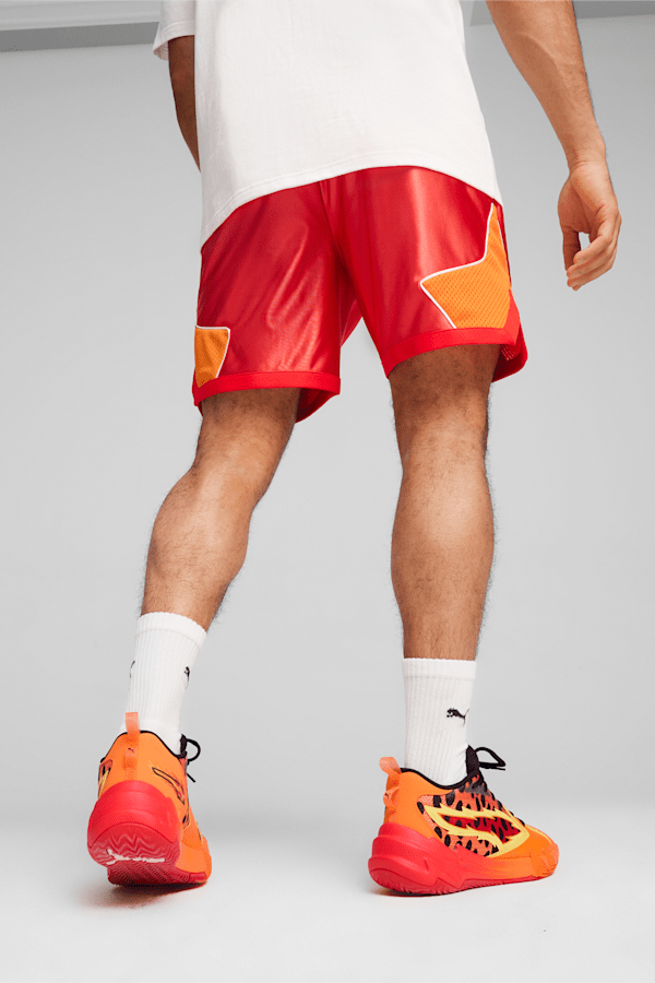 PUMA HOOPS x CHEETOS Shorts, For All Time Red-Rickie Orange, extralarge