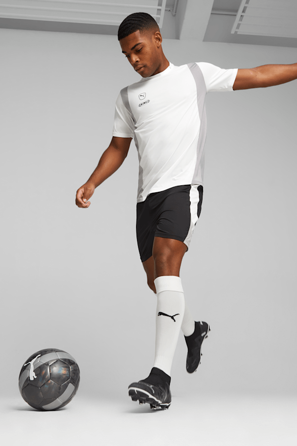 Chandail de soccer KING Pro Homme, PUMA White-Concrete Gray, extralarge