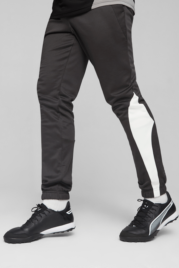KING Pro Men's Training Pants, PUMA Black-PUMA White, extralarge
