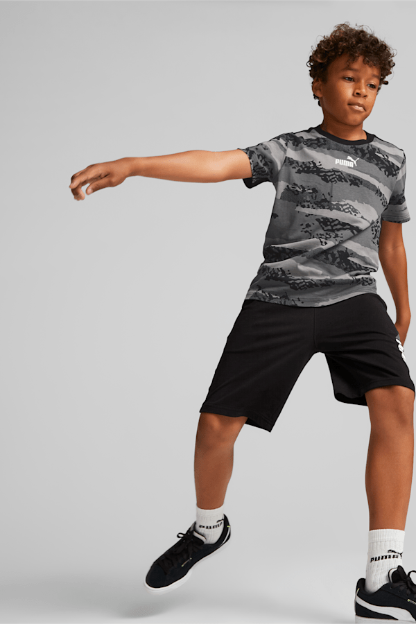 Alpha Shorts Big Kids, Puma Black, extralarge