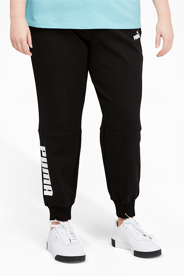 Power Colorblock Women's Pants PL, Puma Black, extralarge