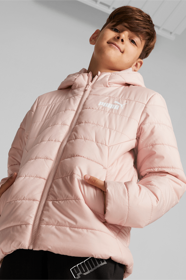 Essentials Padded Jacket Youth, Rose Quartz, extralarge-GBR