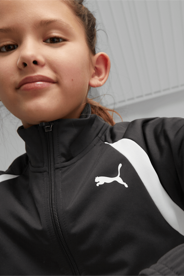 Tricot Tracksuit Youth, PUMA Black, extralarge