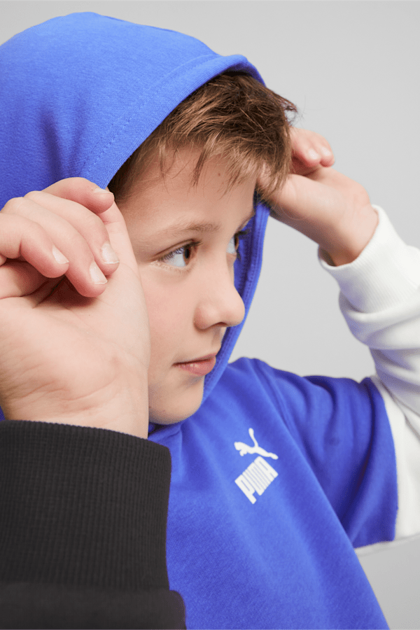 POWER CAT Hoodie Youth, Royal Sapphire, extralarge