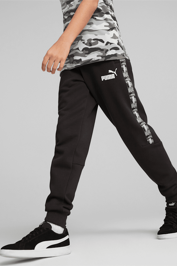 Essentials TAPE Camo Sweatpants Youth, PUMA Black, extralarge-GBR