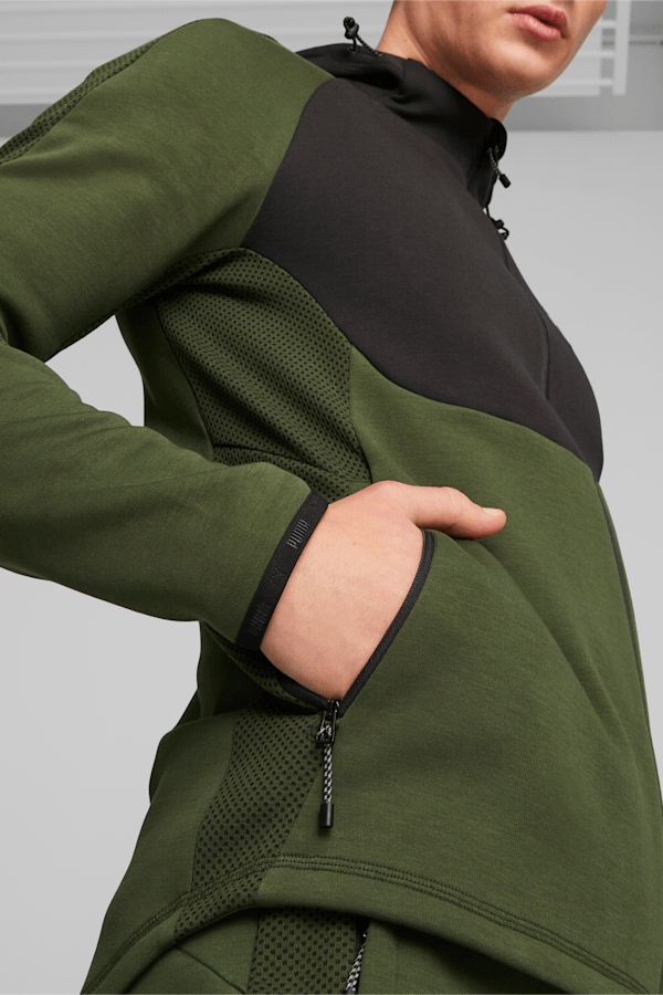 Evostripe full online zip men's hoodie