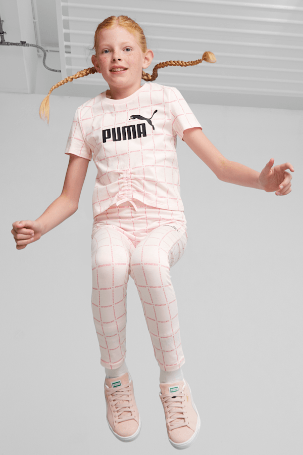 PUMA x SPONGEBOB SQUAREPANTS Girls' Tee, Frosty Pink, extralarge