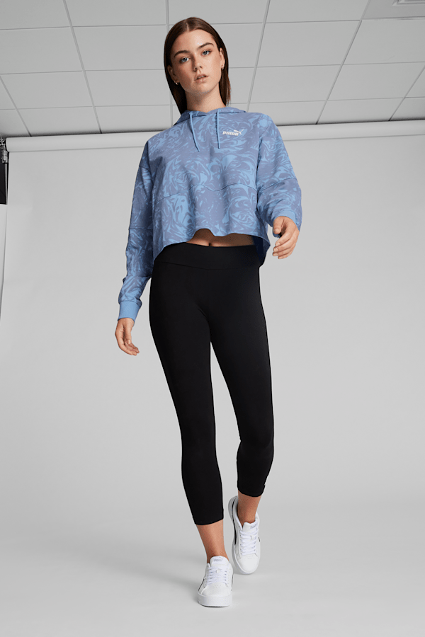 Puma crop top hoodie sales