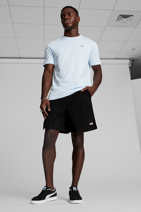 Suede Woven Men's Shorts, PUMA Black, extralarge