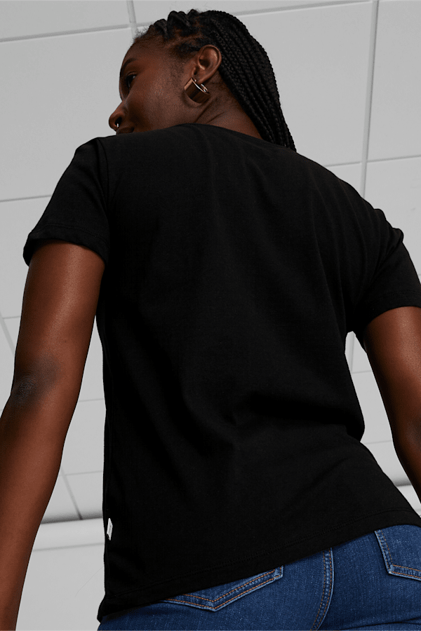 Ombre Script Women's Tee , PUMA Black, extralarge