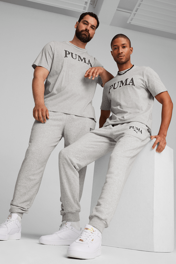 Grey Puma Varsity Joggers