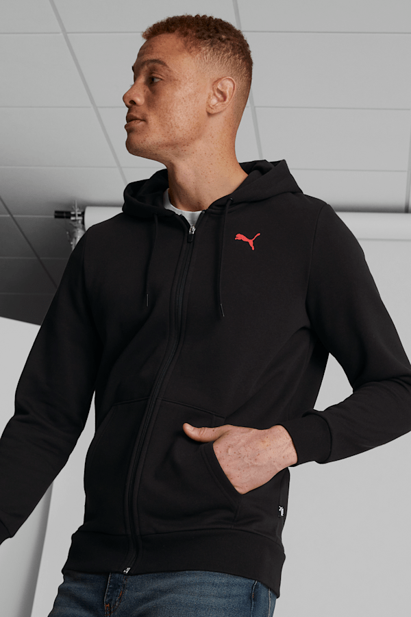 Puma hoodie mens black 2025