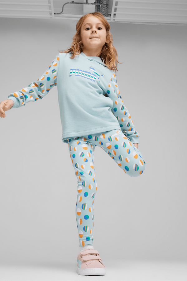 ESS+ SUMMER CAMP Kids' Hoodie, Turquoise Surf, extralarge