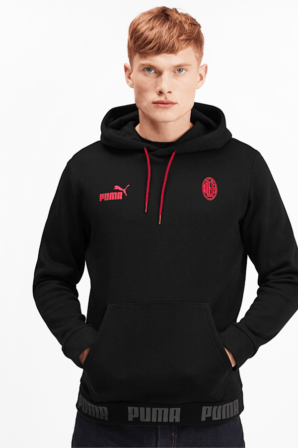 Arsenal black top hoodie puma
