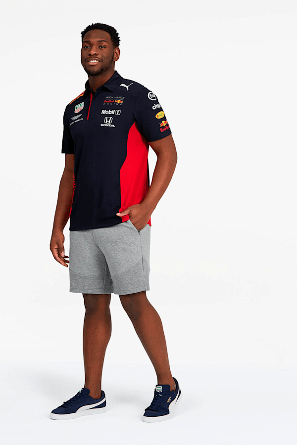 Puma red bull polo shirt deals
