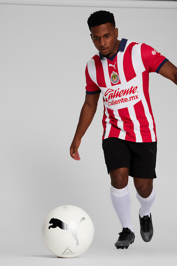 Chivas 23/24 Men's Replica Home Jersey, PUMA Red, extralarge