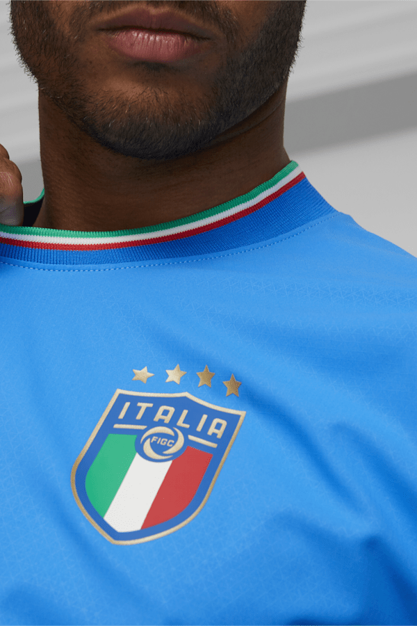 Italy Home 22/23 Authentic Jersey Men, Ignite Blue-Ultra Blue, extralarge