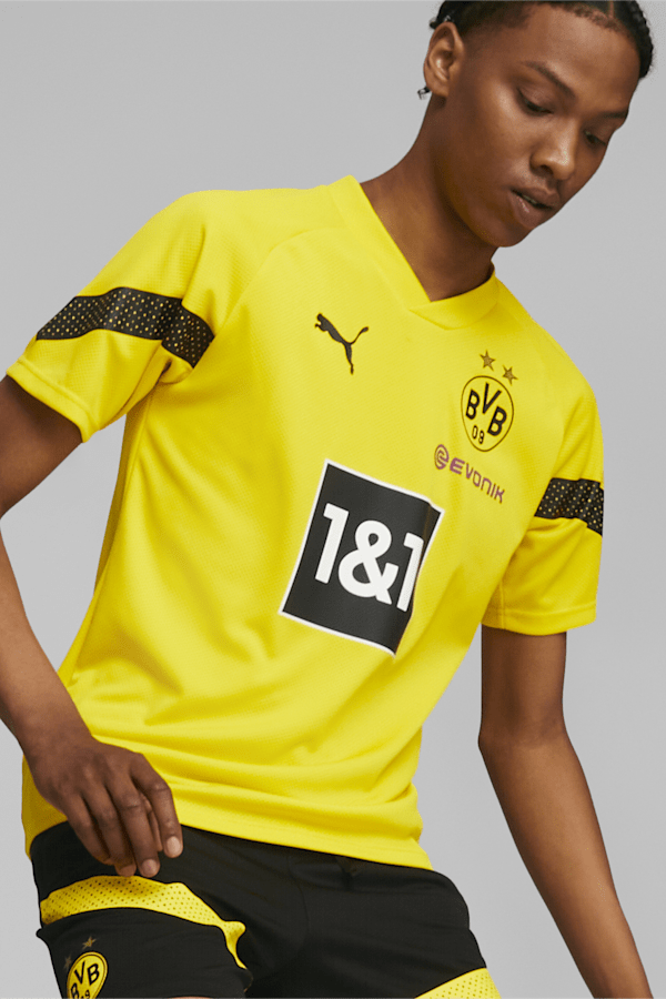 Borussia Dortmund Football Training Jersey Men, Cyber Yellow, extralarge