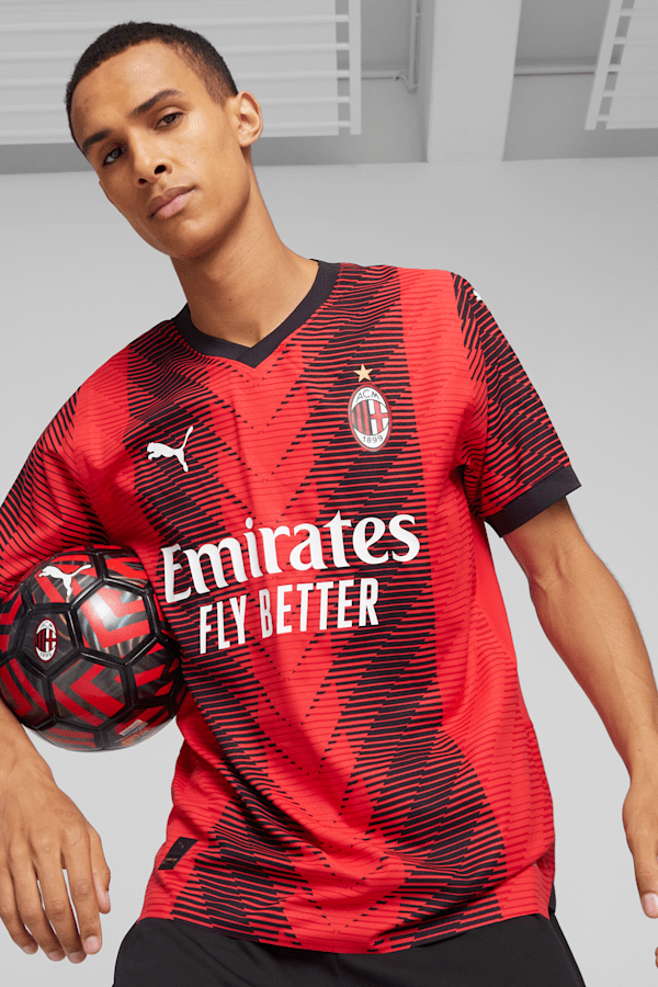 AC Milan 23 24 Men s Home Authentic Jersey PUMA