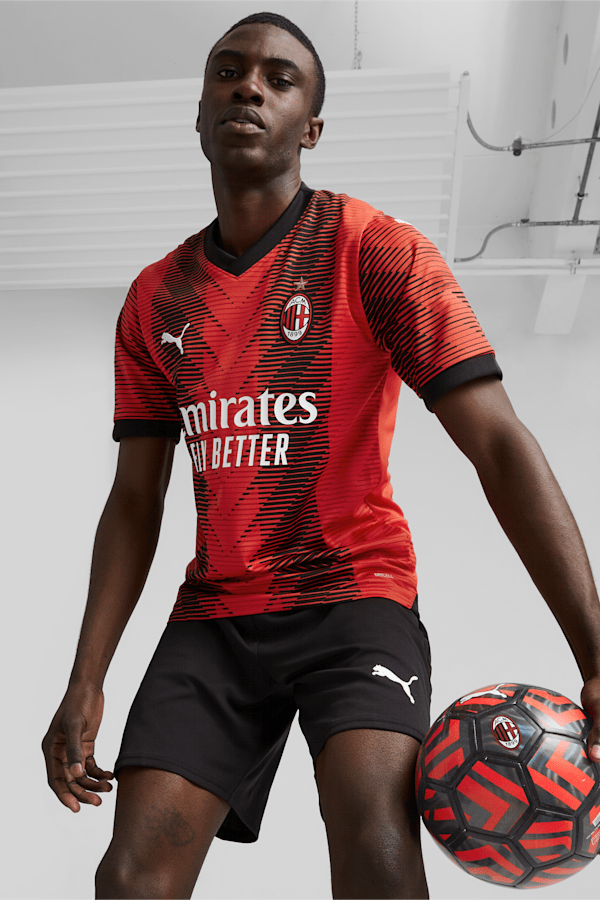 AC Milan 23/24 Home Jersey, For All Time Red-PUMA Black, extralarge