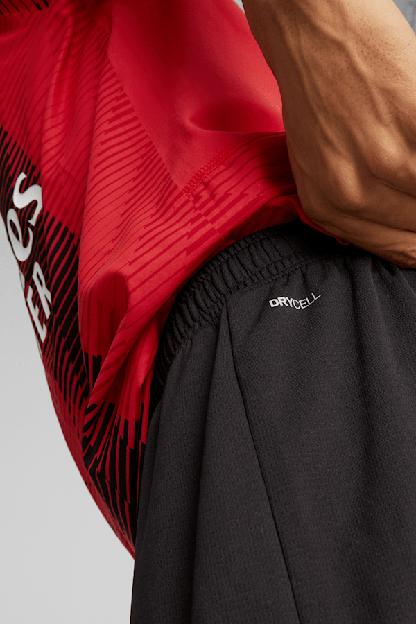 Puma red soccer shorts 2025