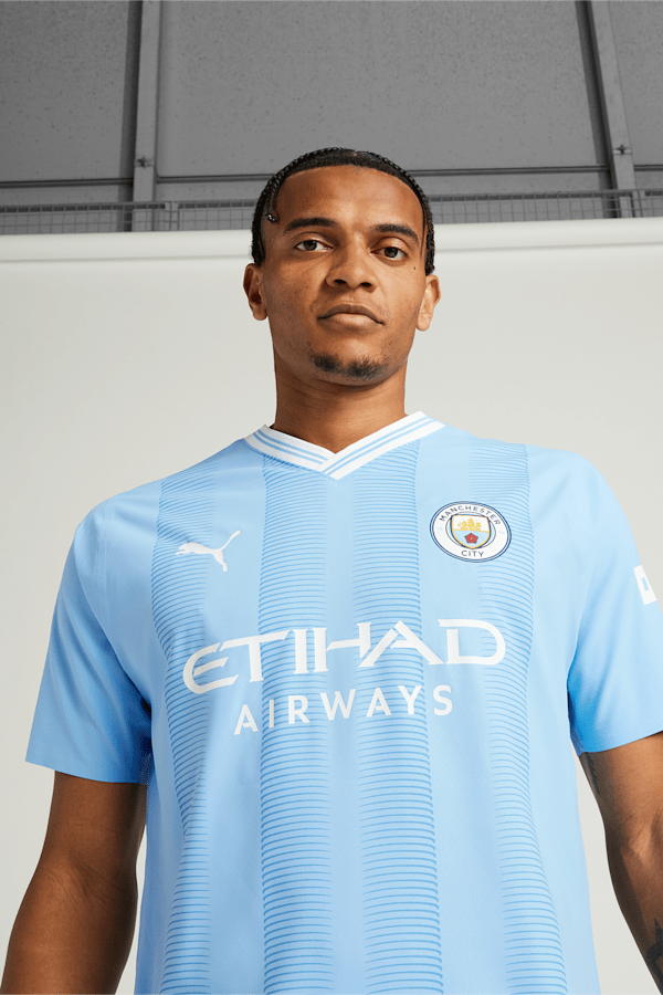 Manchester City 23/24 Home Authentic Jersey, Team Light Blue-PUMA White, extralarge