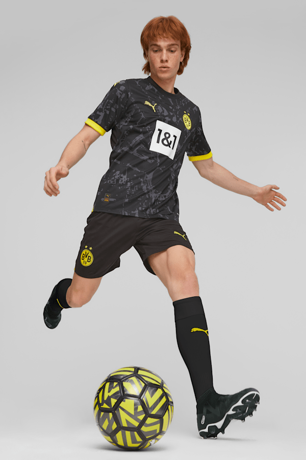 Borussia Dortmund 23/24 Away Men's Jersey, PUMA Black-Cyber Yellow, extralarge