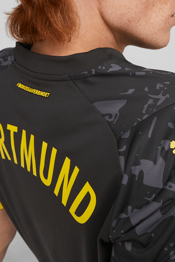Borussia Dortmund 23/24 Away Men's Jersey, PUMA Black-Cyber Yellow, extralarge