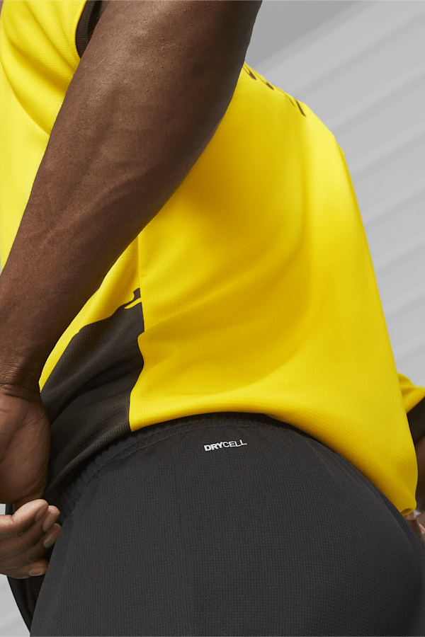 Borussia Dortmund Football Shorts, PUMA Black-Cyber Yellow, extralarge-GBR
